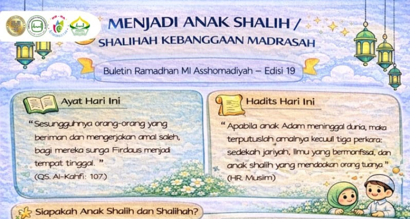 Buletin Ramadhan MI Asshomadiyah 1447 H/2026 M Edisi 19