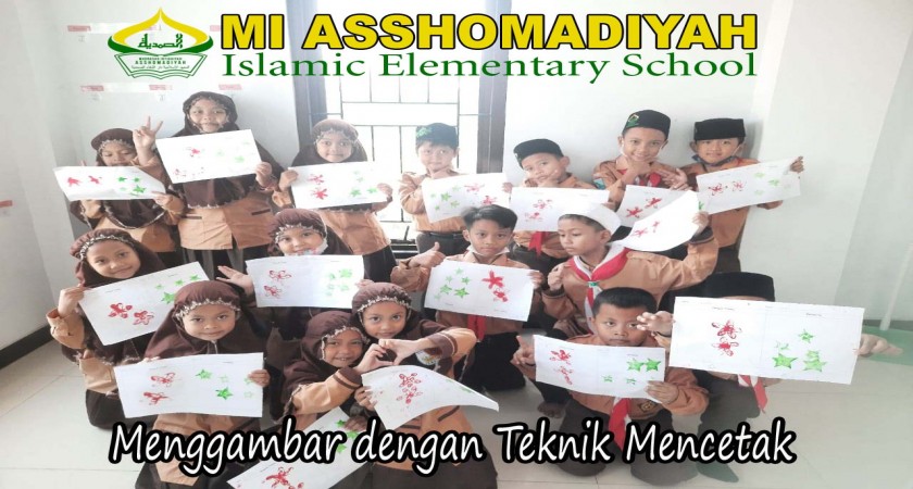 Menggambar dengan Teknik Mencetak