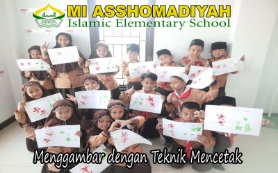 Menggambar dengan Teknik Mencetak
